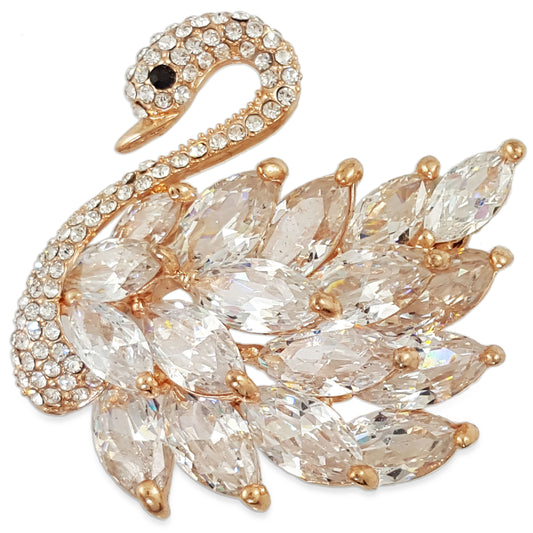 TB009 SWAN BROOCH