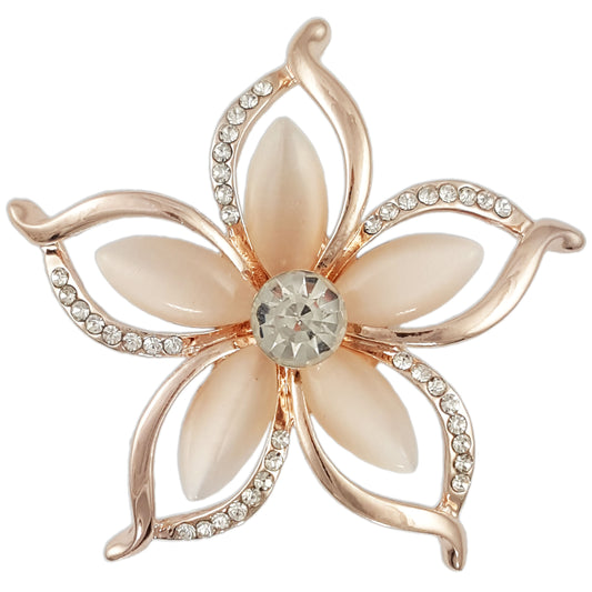 TB019 PLUMERIA FLOWER BROOCH